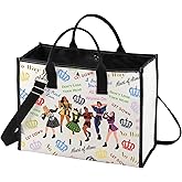 LEVLO Musical Queen Cosmetic Bag Theater Drama Fans Gift Six Queen Musical Make Up Zipper Pouch Bag