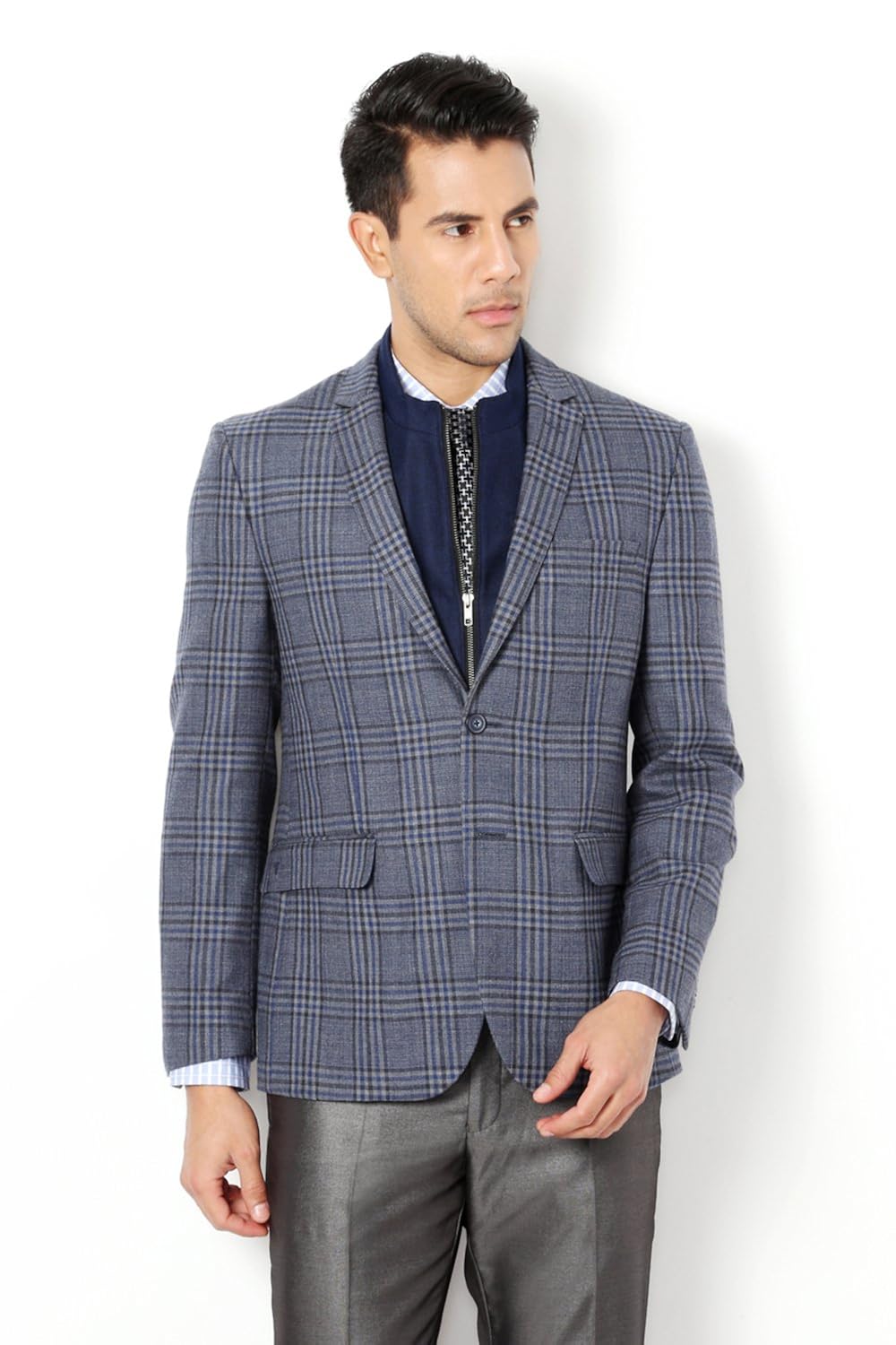 van heusen grey blazer