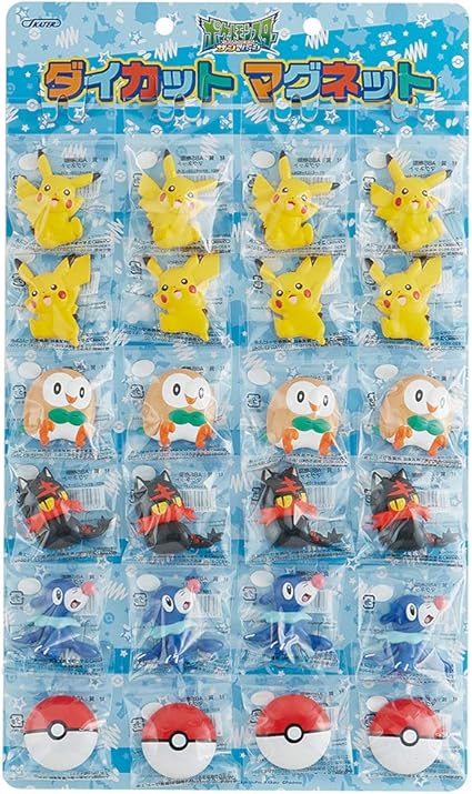 Amazon Co Jp スケーター ダイカットマグネット 台紙セット24ヶ付 6種類 ポケットモンスター ポケモン Mgd1 Set954 文房具 オフィス用品