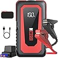 NWISE Car Jump Starter, 2000A Peak 20000mAh Portable Battery Starter (Up to 8.0L Gas or 7.0L Diesel Engine) with Smart Safety Jumper Clamps,12V Jump Boxes with Dual USB Quick Charge 3.0, LED Light