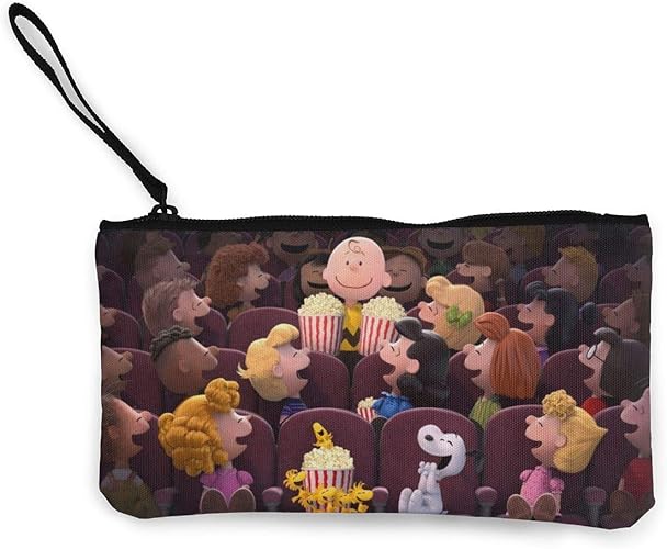 Amazon スヌーピーは映画館にいます 小銭入れ コインケース カードケース 小物入れ 多機能 ズック財布 薄型 大容量 便利収納 男女兼用 12x22cm Wcxddp 小銭入れ