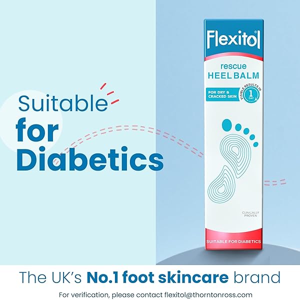 FLEXITOL HEEL BALM, RICH MOISTURIZING & EXFOLIATING FOOT CREAM, ORIGINAL VERSION, 4 OZ