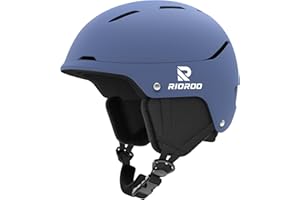 RIOROO Ski Helmet for Women Men, Safety Certified Snowboard Helmet with Shockproof ABS Hard Shell, [2024 Newest] Snowboarding Helmet with Breathable Venting System & EPS Foam for Adults & Youth