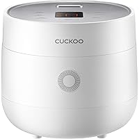 Cuckoo CR-0675F 6 Cup Micom Rice Cooker and Warmer, 13 Menu Options, Nonstick Inner Pot, White