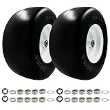 Fenluqi 2 PCS Premium 13x6.5-6 Flat Free Tire