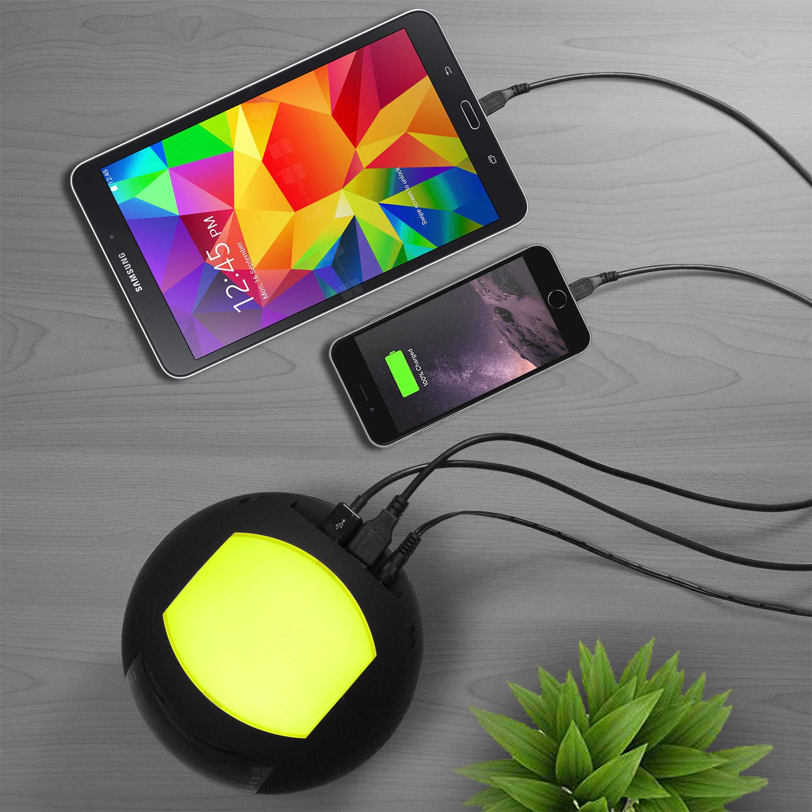 Digital LED Alarm Clock Radio - Raynic AM/FM Radio, 7-Color Night Light with Dimmer, Dual Loud Alarms with Snooze, Bluetooth Speaker, for Kids, Heavy Sleeper, Bedrooms