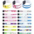 YETOOME 16 Pieces Children Safety ID Wristband, Reusable Identification Bracelets Adjustable Waterproof ID Bands for Boys and Girls (16 Styles)