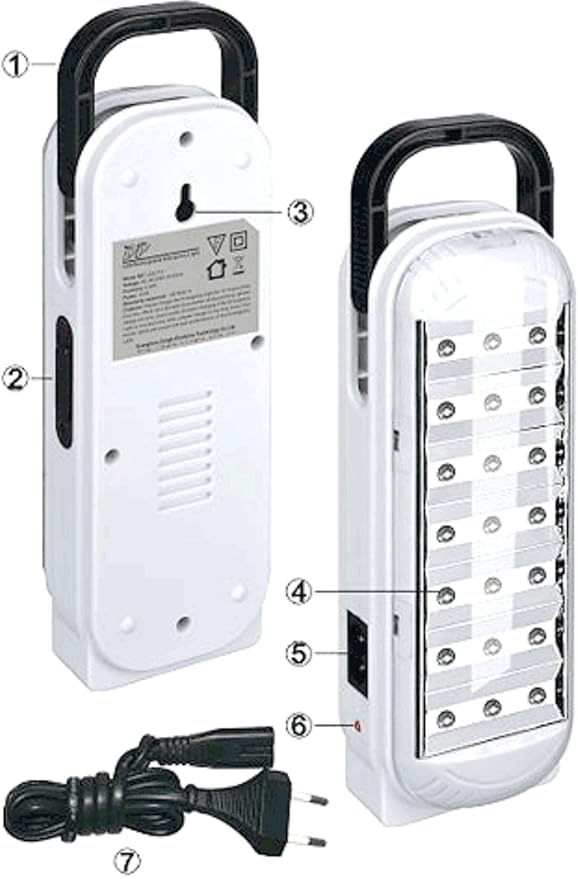 DP LED 20 LED Rechargable Light, White