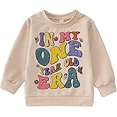 BOUTIKOME In My One-Seven Years Old Era Sweatshirt Toddler Girls 1st 2nd 3rd 4 5 6 7th Birthday Outfit B-day Shirt Pullover