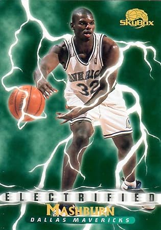 Amazon 1996 Skybox Electrified 281ジャマール マッシュバーンバスケットボールカード Fleer スポーツファングッズ