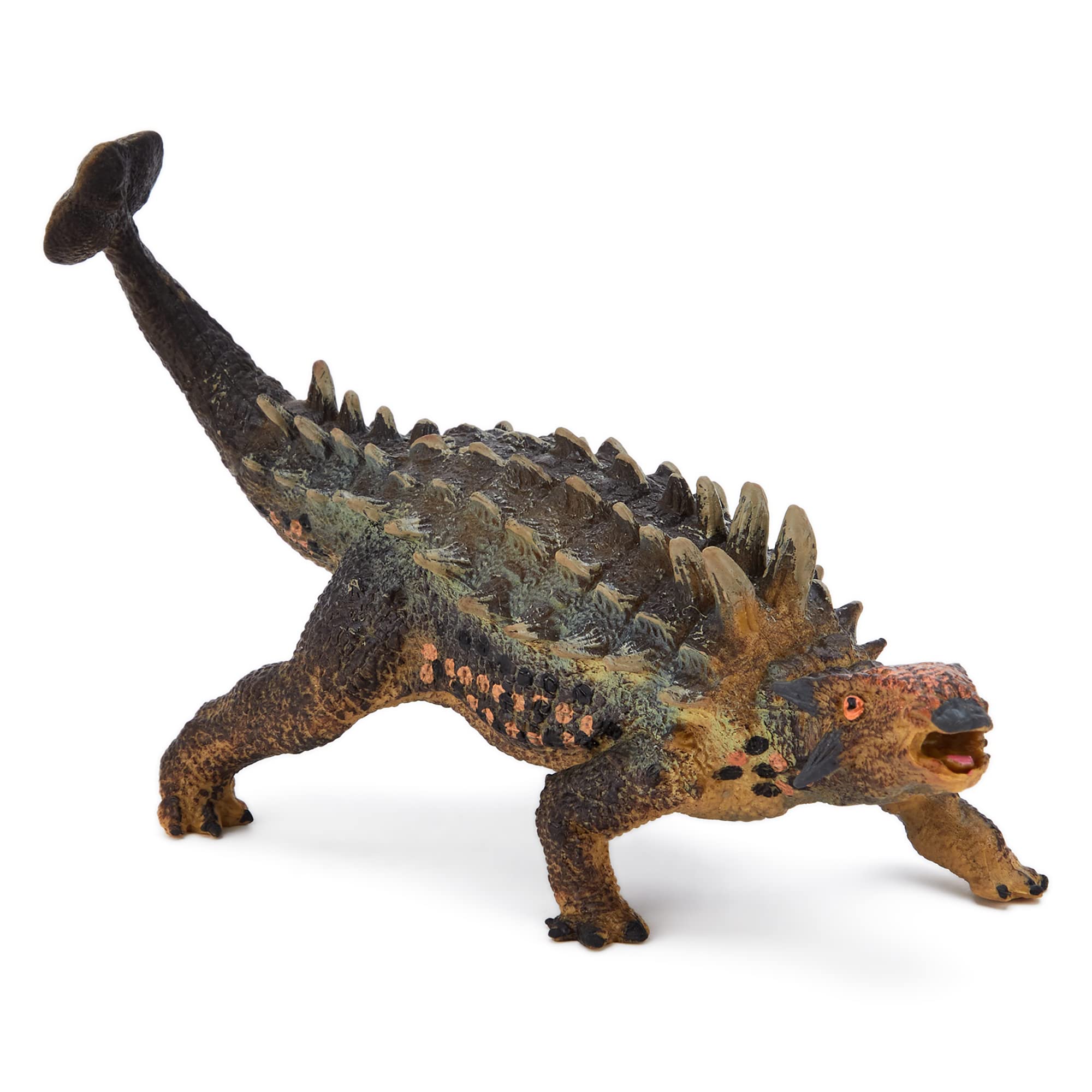 Zappi Co Childrens Ankylosaurus Dinosaur Figure Toy (15cm Length) Realistic Detailed Dino Collection for Kids - Action Figures for Playtime Fun & Learning