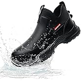 PJZHJ Non Slip Work Shoes Water & Oil Resistant Food Service Shoes Comfortable Slip-On Chef Footwear for Restaurant Hospital