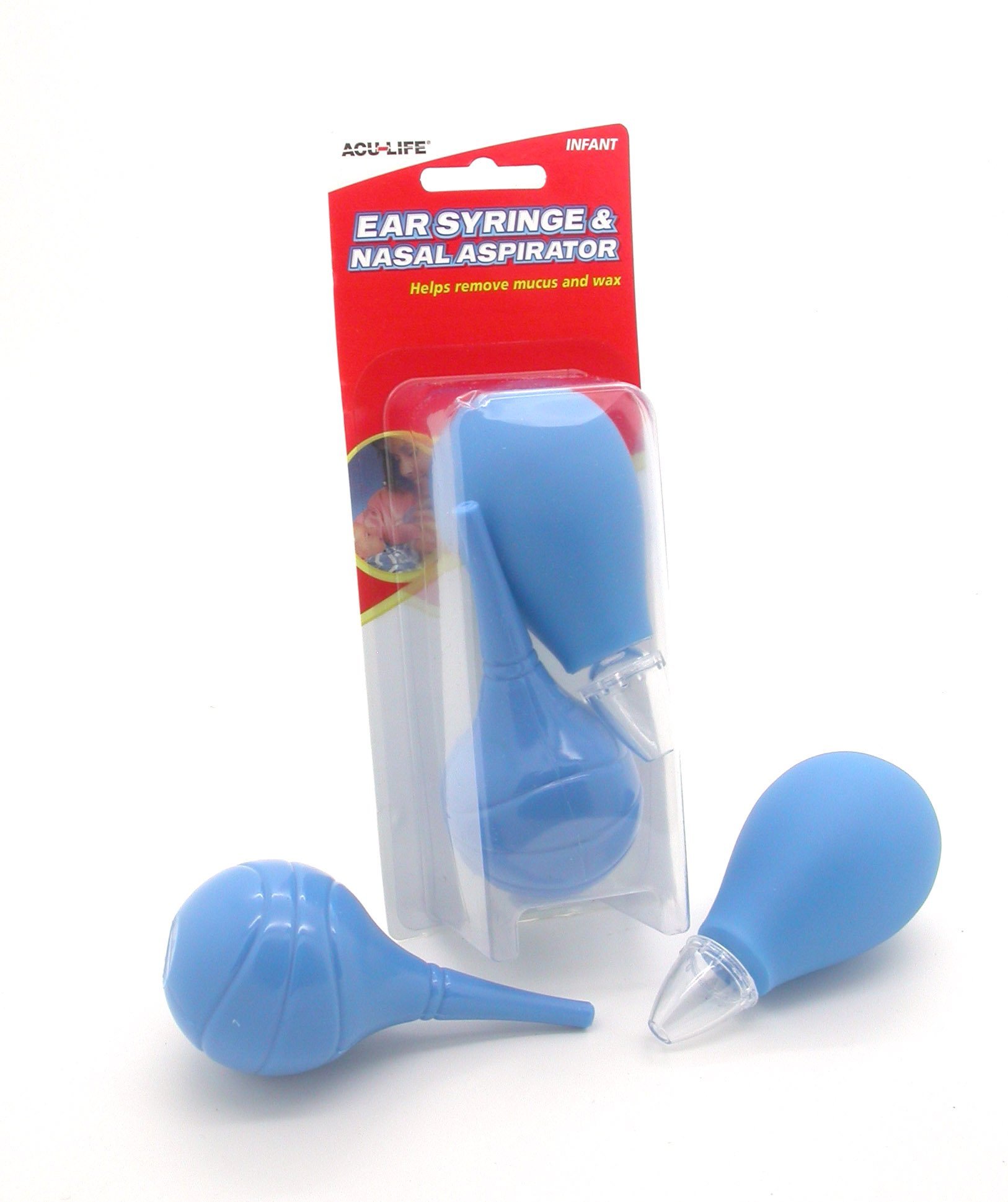 AcuLife Ear Syringe and Nasal Aspirator, Helps with Sinus Relief