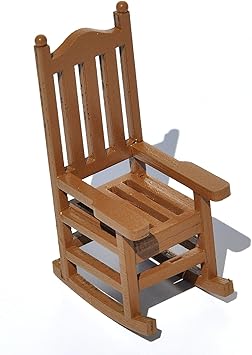 Amazon.com: Wooden Rocking Chair for Miniature Garden, Fairy Garden