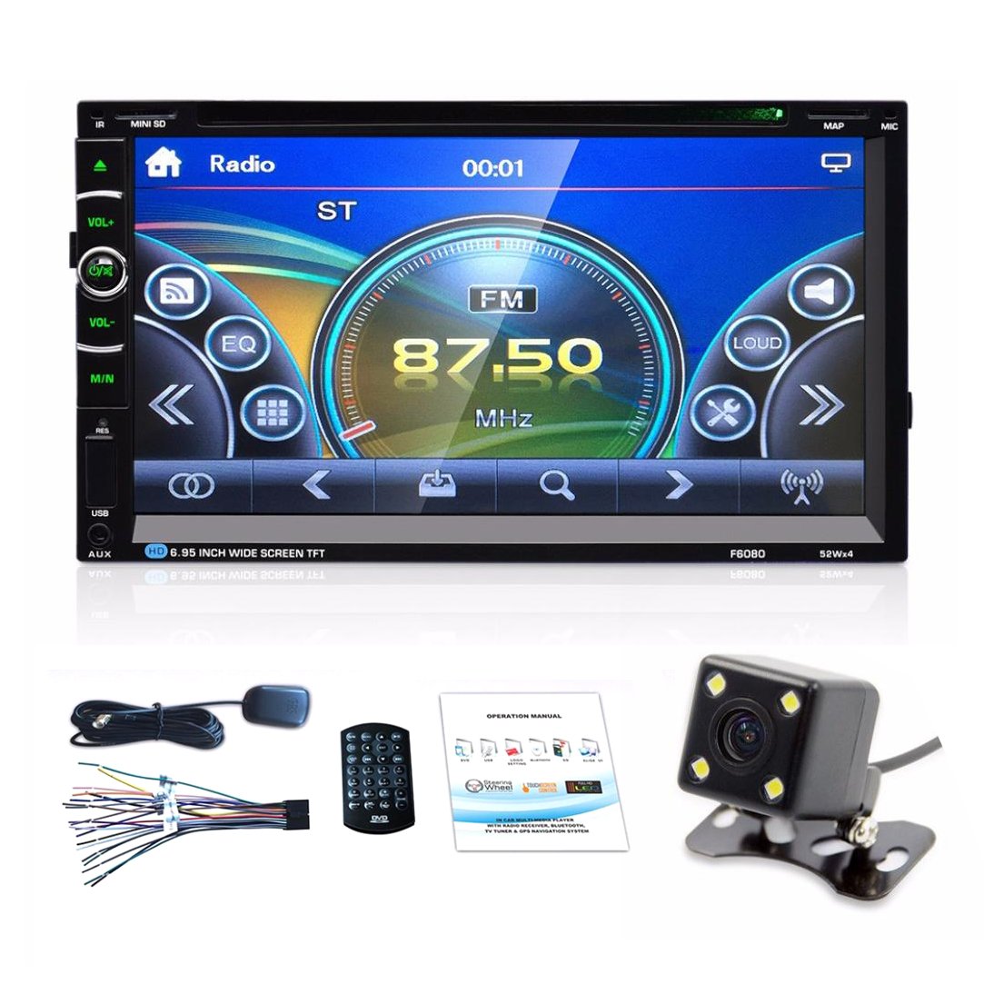 Double Din HD Bluetooth GPS MP3 