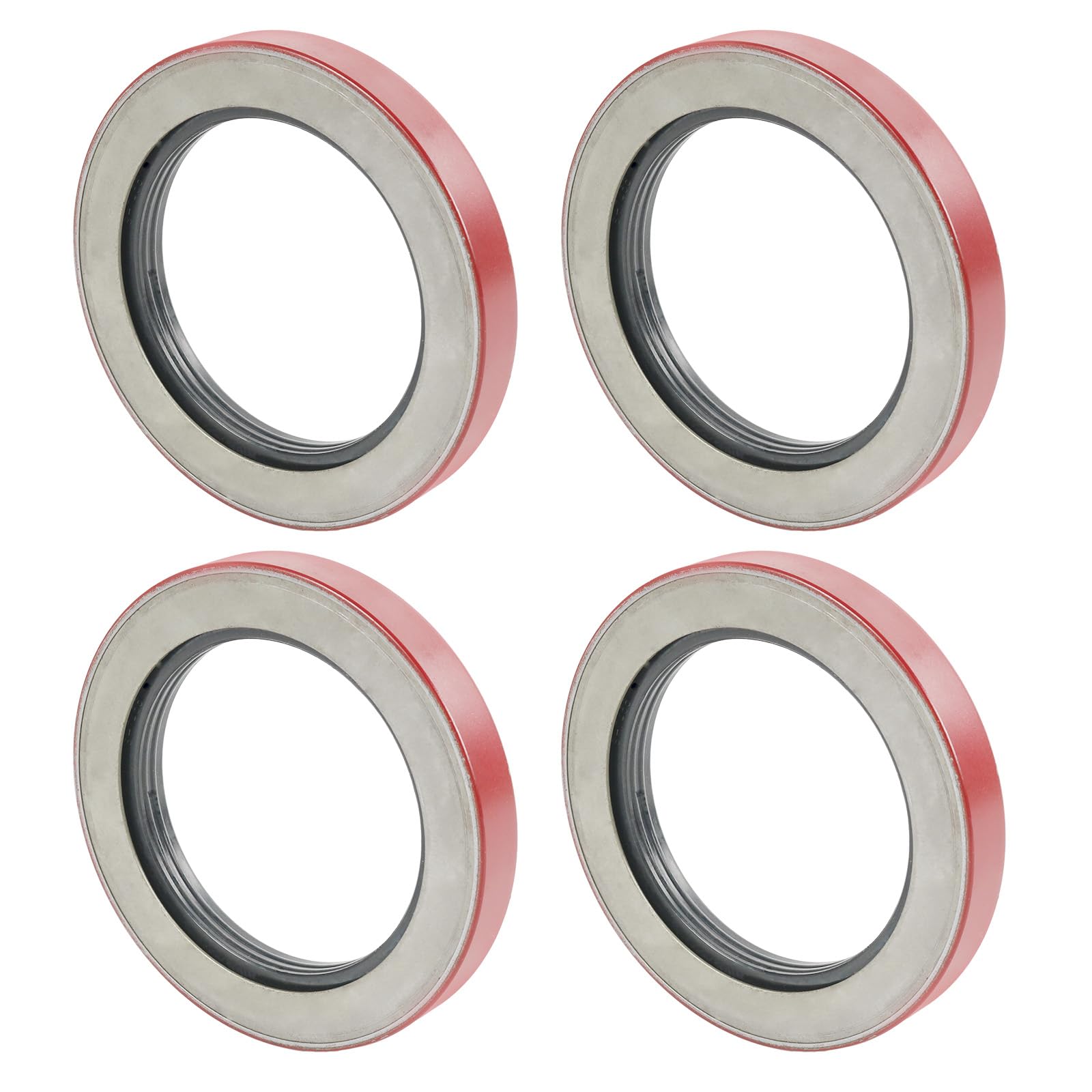Photo 1 of 4PCS Oil Seal 3.125" X 4.506" Replacement for Dexter 010-056-00 10K 12K Heavy Duty 15K Axles Trailer Axle Bearing Seal