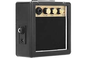 Guitar Bass Amplifier Portable Mini Speaker PG-3 3W for Onthego Performances Black+Gold