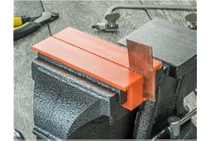 Soft Pad Jaw Protectors for Bench Vise (4/5/6 Inch) – Rubber Vise Jaw Pads with Embedded Magnets, Non-Slip Grip for Wood, Met