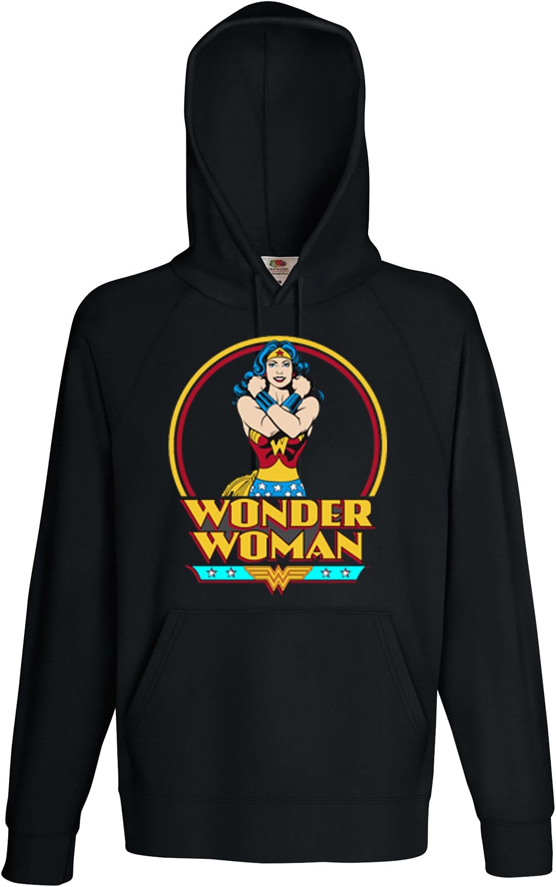 Wonder Women Hoodie DC Comics Retro Vintage Tee Super Hero Mens Womens T Shirt