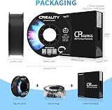 Creality ABS Filament 1.75 mm Black 1kg Spool No-Tangling +/-0.03mm view 5