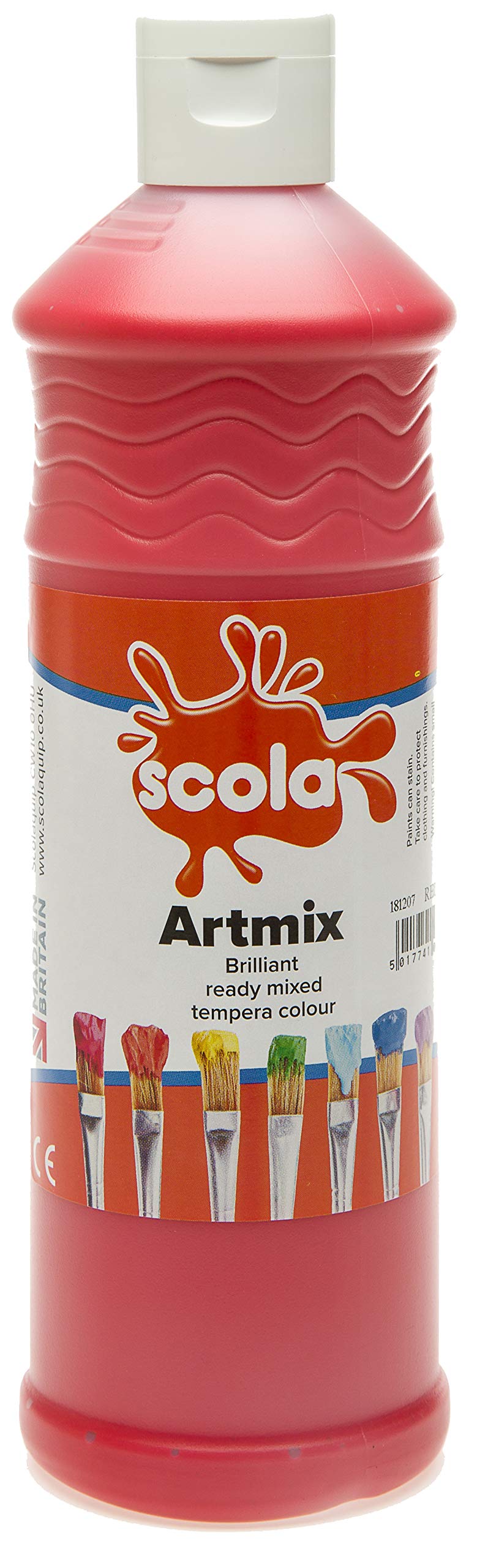 Scola Artmix Poster Paint 600ml Red