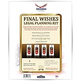 Final Wishes Legal Planning Kit – Estate Planning Legal Forms, Last Will & Testament, Living Will, Advance Directive, Health Care & Financial Power of Attorney Documents | by Cramcharts