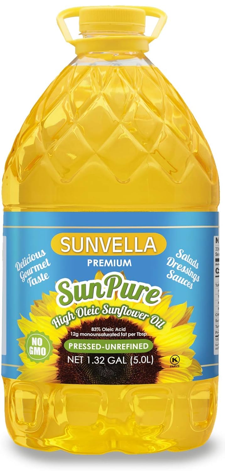 SUNVELLA SunPure NonGMO High Oleic Sunflower Oil, Pressed