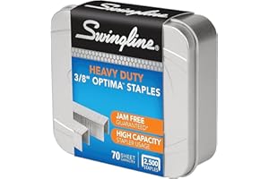 Swingline 35550 Optima High-Capacity Staples 3/8-Inch Leg 2 500/Box