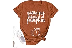 KKBOY Maternity Growing A Little Pumpkin T Shirt Funny Letter Printed Pumpkin Tunic Pregnancy Mamma Summer Casual Tops