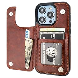 ONETOP Compatible with iPhone 14 Pro Wallet Case