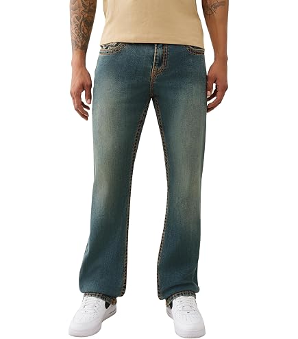 True Religion Men's Ricky Nf Super T, 2S Body Rinse, 28 | Amazon.com