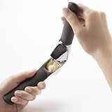 OXO Good Grips Garlic Press with Built-In Cleaner Large Capacity Zinc view 6