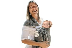 Hip Baby Wrap Ring Sling Baby Carrier for Infants and Toddlers - Beautiful, 100% Soft Cotton Baby Wraps Carrier For Babies 8-35 lbs - Perfect Baby Shower Gifts Moms And Dads - Nursing Cover (Midnight)