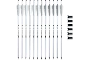 BOWSOUL Crossbow Bolts 20inch Fluorescence Color Carbon Crossbow Hunting Arrows with 4" Vanes and Replaced Arrowhead(12 Pack)