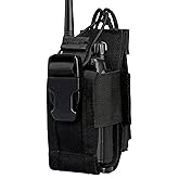 VIPERADE MOLLE Radio Pouch - Universal Walkie Talkie Holster for Duty Belt & Vest, Tactical Radio Holder for Baofeng, Motorola
