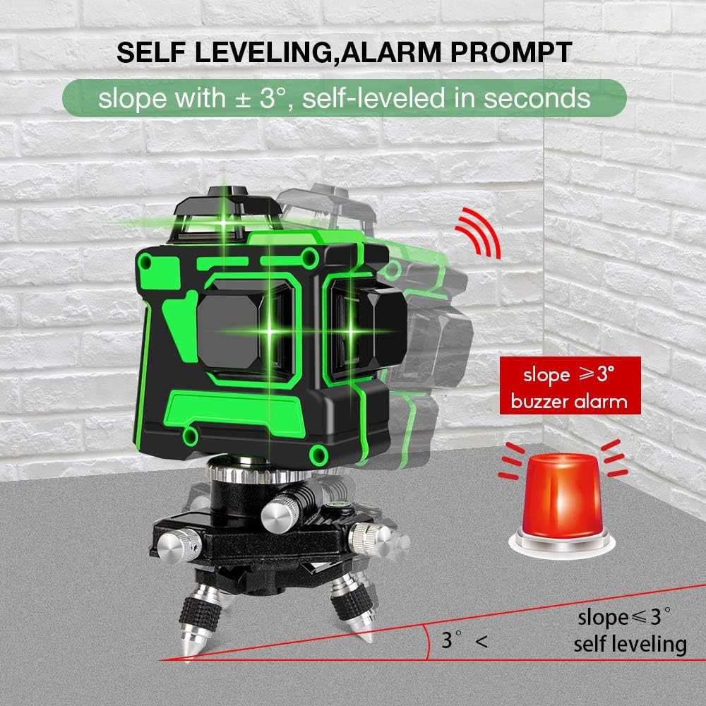 Niveau Laser Croix Vert,Peut être Utilisé Sur Les Murs,Rotatif 360