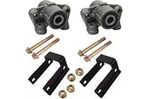 iiLentes 722-025 722-092 Front Leaf Spring Forward Shackle and Rearward Hanger Bracket Kit For 1999-2005 Ford Excursion F250 F350 F450 F550 Super Duty