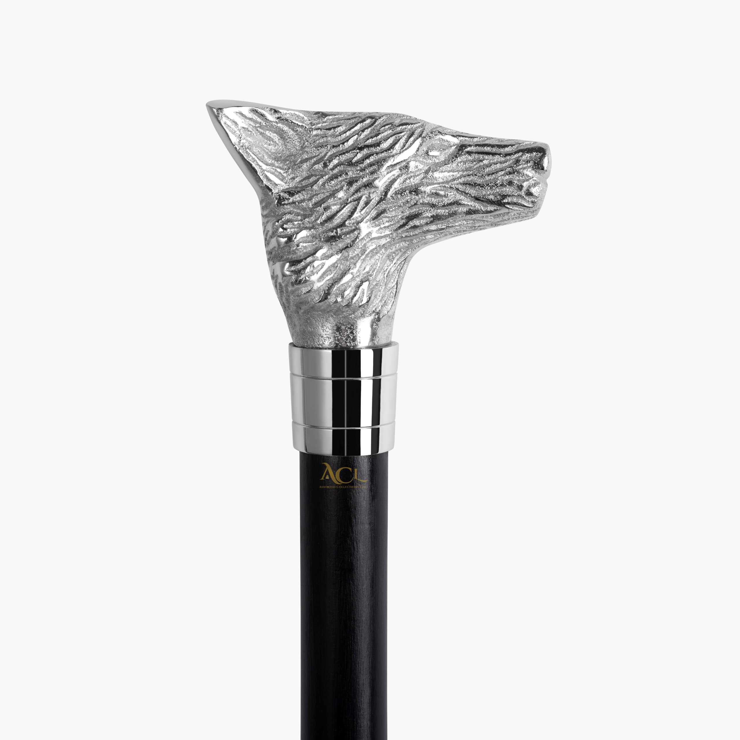 ACL Walking Sticks for Men and Women – Deluxe wolf Handle Walking Cane – Premium Wooden Walking Stick with Aluminium Head – Elegant and Comfortable Design