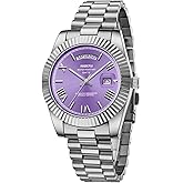 NIBOSI Men Watches Analog Quartz Stainless Steel Rose Gold Silver Watches for Men Waterproof Business Classic Desiger Wrist Watch with Day Date