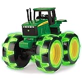 John Deere Tractor - Monster Treads Lightning Wheels - Motion Activated Light Up Monster Truck Toy - John Deere Tractor Toys - Monster Trucks for Boys and Girls - Ages 3 Years and Up