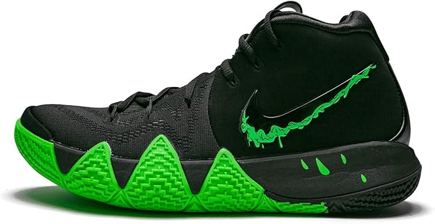 green and black shoes