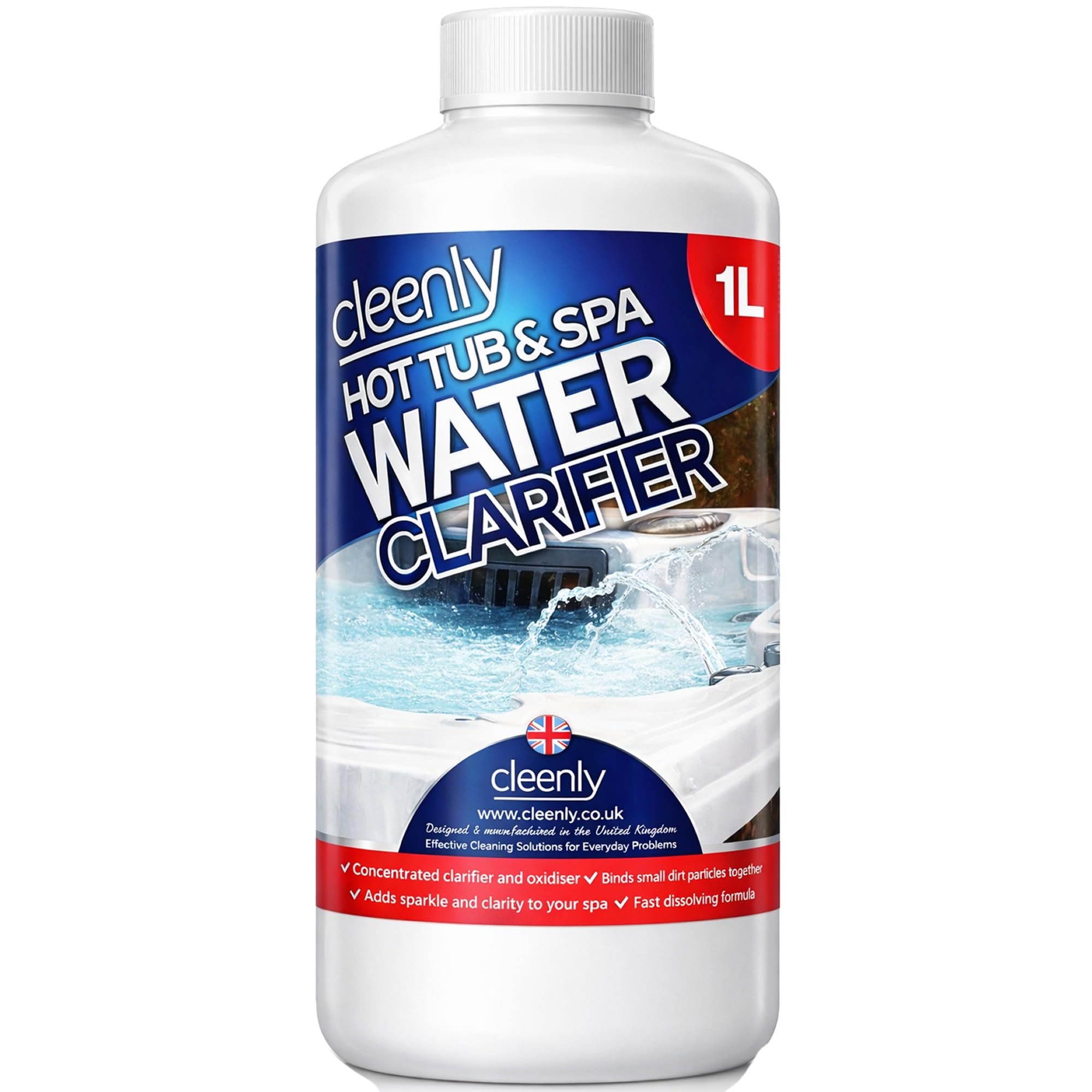 Cleenly Spa Clarifier 1L, 1 Litre, clear