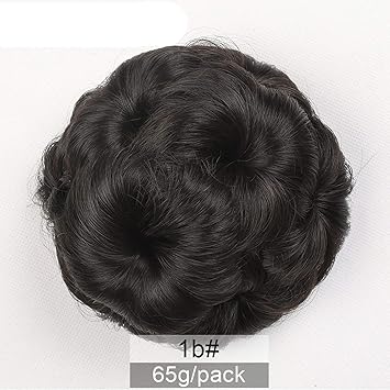 Amazon Com Heyyankee 65g Women Curly Chignon Clip In