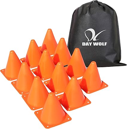 running cones