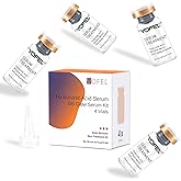 VOFEL Hyaluronic Acid Serum for Microneedling Serum Ampoules for Face BB Glow Starter Kit 0.35 oz 4 Vials