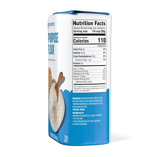 AMAZON GROCERY, ALL PURPOSE FLOUR, 2 LB