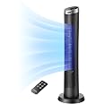 OmniBreeze 40-Inch Digital Tower Fan - Remote Control Bladeless Floor Fan With LED Display