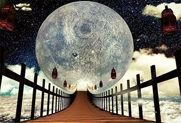 amazon com leowefowa 7x5ft vinyl islamic eid mubarak themed fantasy heaven bridge backdrop big moon lanterns muslim religious culture background event party photography decoration portrait photo booth props camera photo leowefowa 7x5ft vinyl islamic eid mubarak themed fantasy heaven bridge backdrop big moon lanterns muslim religious culture background event party