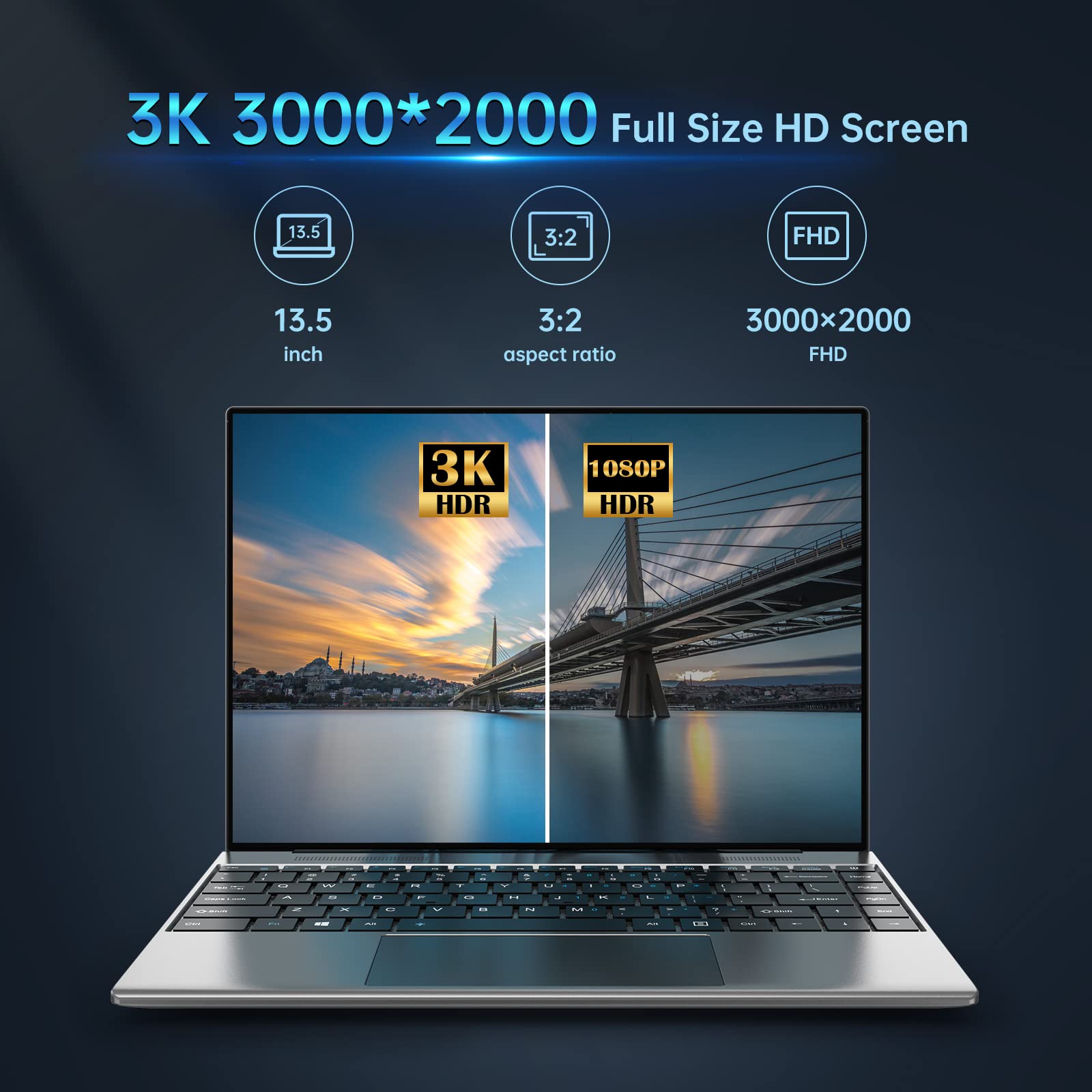 Mua ALLDOCUBE 13.5” Laptop Windows 11, Laptop 12GB Ram 256GB SSD ...