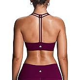 Aoxjox Women's Workout Sports Bras Fitness Training Gym Athlenza T-Back Bra Lumastretch™ Yoga Crop Tank